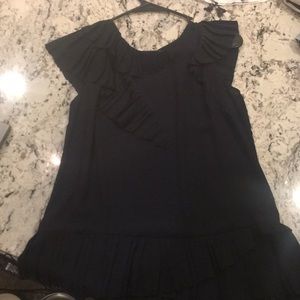 Banana republic navy blouse